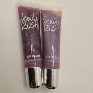 NEW Victoria's Secret Beauty Rush RAZZLEBERRY & SMOOTHIE MOVES Lip Gloss RARE